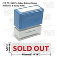 thumbnail image 2 of New JYP PA1040 Pre-Inked Rubber Stamp w. Sold Out, 2 of 3