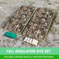 thumbnail image 2 of GoSports Tough Toss All Weather Cornhole Outdoor Game - 2 Regulation Size Boards, 8 Bean Bags, and Carry Case - Woodland Camo, 2 of 6