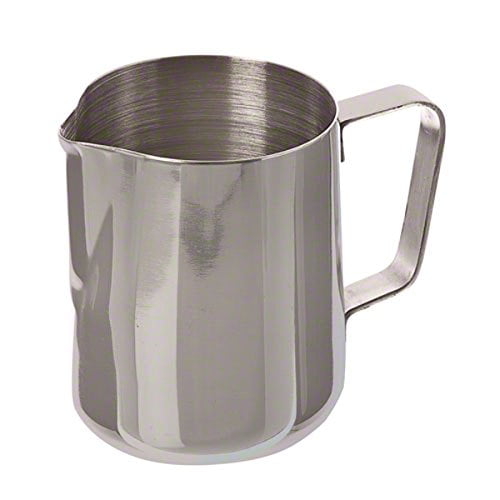 Frothing Pitcher, X-Chef Stainless Steel Milk Pitcher 10 oz 