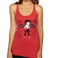 thumbnail image 1 of Wild Bobby Betty Boop Sugar and Spice Wink Betty Boop Tri-Blend Racerback Tank Top, Vintage Red, X-Large, 1 of 5
