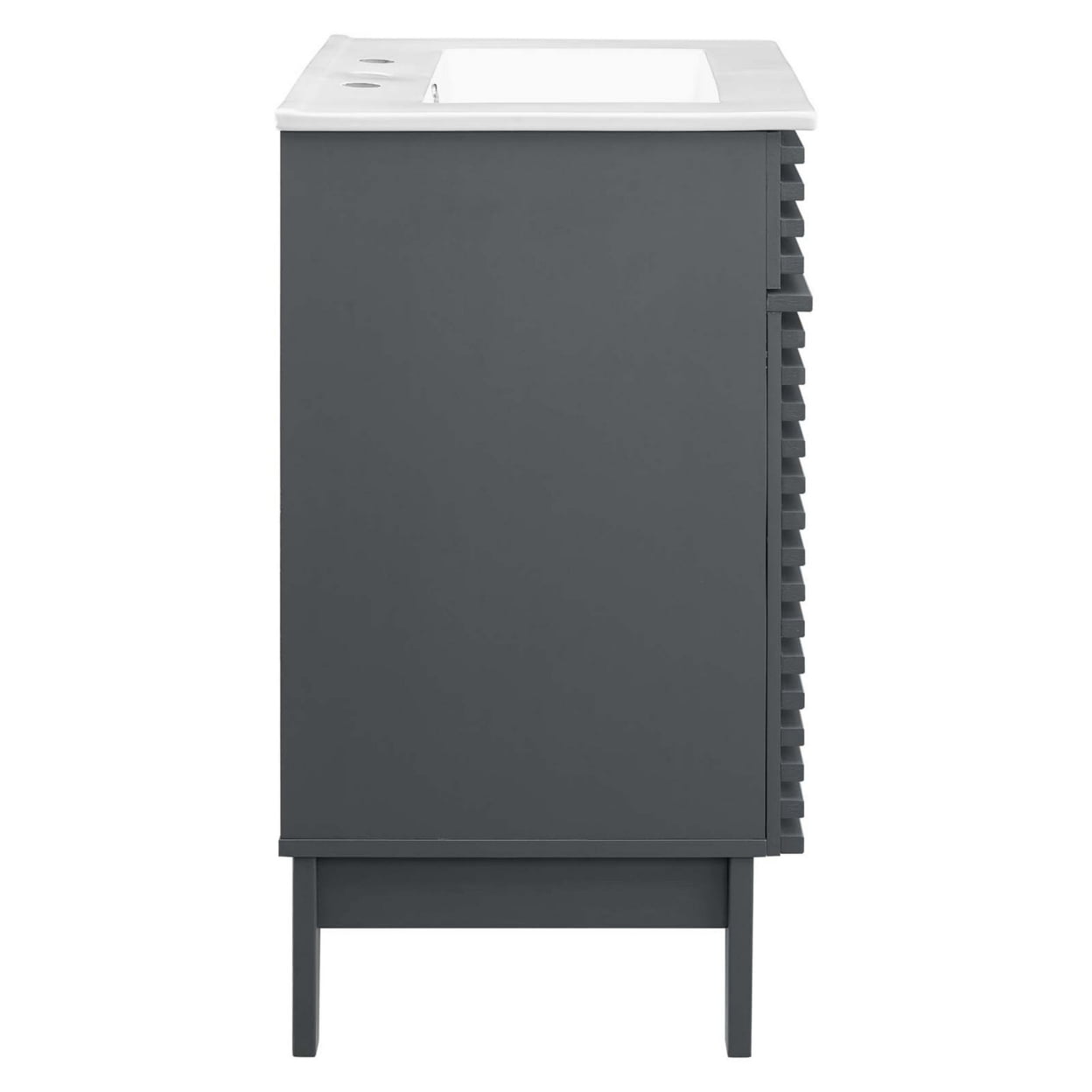 Modway Render Bathroom Vanity, Gray