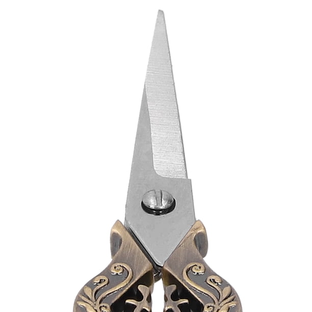 Tijeras de Costura Clásicas Vintage, Coleción de Artesanía Antigua para Bordado, Material de acero inoxidable para dar forma a las cejas de marinero