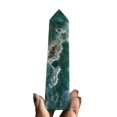 thumbnail image 1 of Crystal Crafts Obelisco de la torre Druzy Mossagate de la mejor calidad para la decoración del hogar para exportación mundial desde la India, 1 of 3