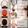 thumbnail image 3 of EvridWear Korean Exfoliating Kessa Mitts Microdermabrasion, Glove Remove Dead Skin, Perfect for Spray Tan Removal, Improve on Keratosis Pilaris, 1pc/ Light Level, 3 of 8