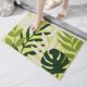 thumbnail image 1 of Alfombra de baño de microfibra con hojas, alfombra de baño tropical, alfombra de baño de alta absorción de agua, 40x60cm Sincero Electrónica, 1 of 4