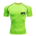 thumbnail image 3 of camiseta fitness hombres compresión correr apretado deporte camiseta entrenamiento jogging camisas gimnasio secado rápidopangjing, 3 of 4