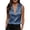 Blue, variant on VJGBEGW Women Elegant Satin Collared Sleeveless Blouses Deep V Neck Silky Tank Tops Loose Fit Camis Shirts Tops Beige L