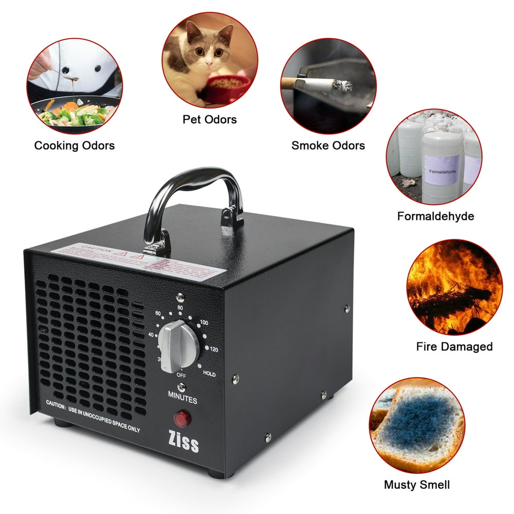 5000mg Ozone Generator Air Purifier Machine Mold Control Portable O3