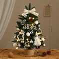 thumbnail image 6 of Bzdzmqm under $5 Led Christmas Tree, Mini Christmas Tree with LED Lights, Flocking Tabletop Decor, Small Artificial Tree, Holiday Home Decor, Battery Operated Christmas Tree, 6 of 6