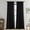 Black, variant on Grommet Blackout Curtains for Bedroom and Living Room - 2 Panels Set Thermal Insulated Room Darkening Curtains (Beige, 40 x 52 Inch)