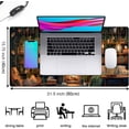 thumbnail image 2 of Large Mouse Pad Cozy Library, Extended Full Desk Mouse Mat Gaming Desktop Pad, Computer Keyboard Mat XXL, Vintage Office Decor Desk Laptop Cover Mat Big, Aesthetic Desk Accessories 31.5x15.7 Inch, 2 of 6