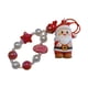 thumbnail image 2 of Llavero de cuentas de colores, llavero navideño, colgante para bolsa, premios de carnaval Papá Noel, 2 of 9