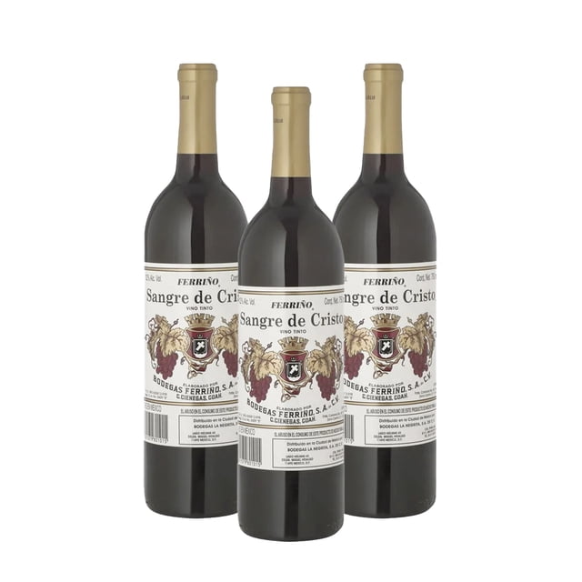 PACK DE 3 VINO TINTO FERRIÑO SANGRE DE CRISTO 750ML