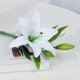 thumbnail image 4 of 6 Piezas Flores Artificiales Inteprter PVC Blanco, 4 of 6