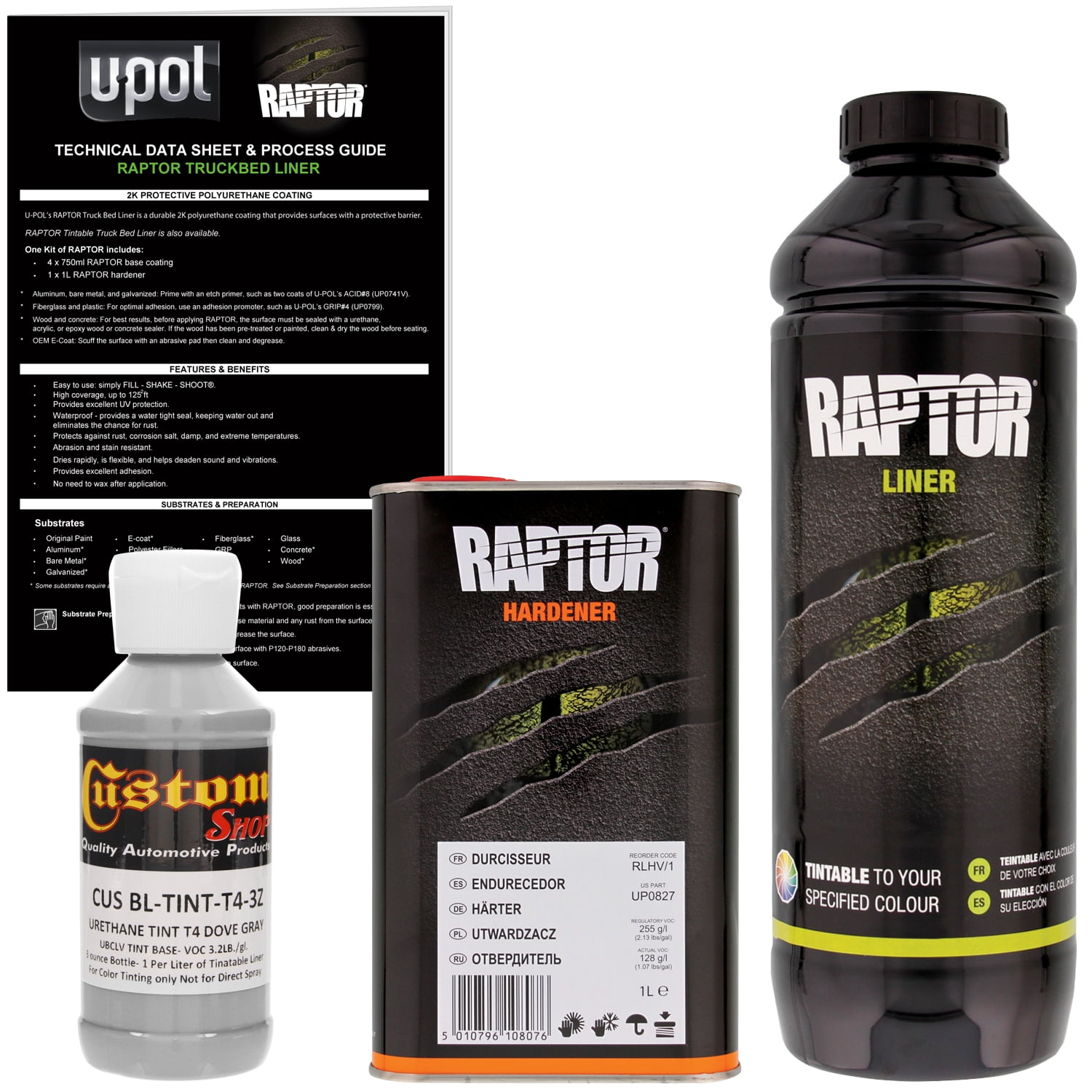dove gray raptor liner