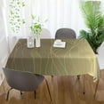 thumbnail image 6 of GZHJMY Unbreakable Square Tablecloths with Dust and Wrinkle Resistance-54x72In,Luxury Gold Wedding Kitchen Picnic Buffet Holiday Party Decoration, 6 of 7