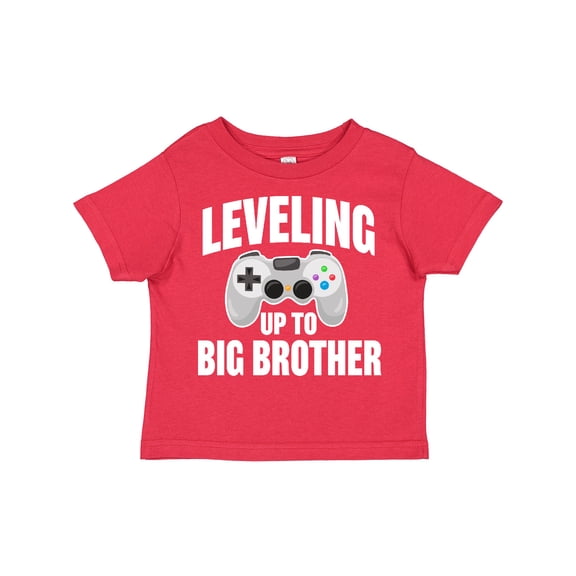 Inktastic Leveling Up to Big Brother Boys Toddler T-Shirt