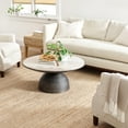 thumbnail image 4 of Dash & Albert Gridwork Handwoven Jute Rug, 9' x 12', Ivory, 4 of 7