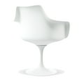 thumbnail image 5 of Modholic Tulip Swivel Armchair, Gray (Set Of 2), 5 of 6