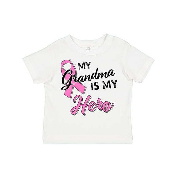 Inktastic My Grandma is My Hero Breast Cancer Awareness Boys or Girls Toddler T-Shirt