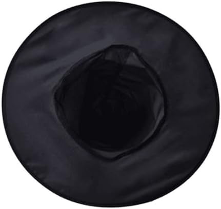 5 Pack Black Oxford Cloth Witch Hats for Halloween Costume and DIY Decoration