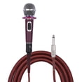 thumbnail image 2 of For Dynamic Handheld Cardioid Condenser Microphone Wired Mic 4.5m/15ft Cable 6.35mm Plug for Music Singing Karaoke Stage Live Performance, 2 of 7