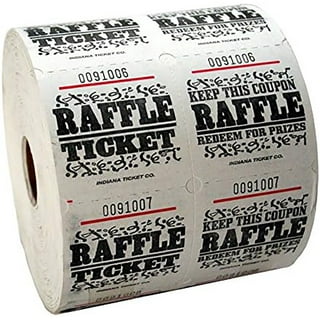Raffle Ticket Dispenser Ticket Holder With Raffle Tickets for Entry Reward  Lottery Party 