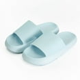thumbnail image 2 of Pillow Slippers for Women and Men,Cloud Slippers Non Slip Quick Drying Shower Slides Bathroom Sandals,Cushioned Thick Sole,Easy to Clean, 2 of 7