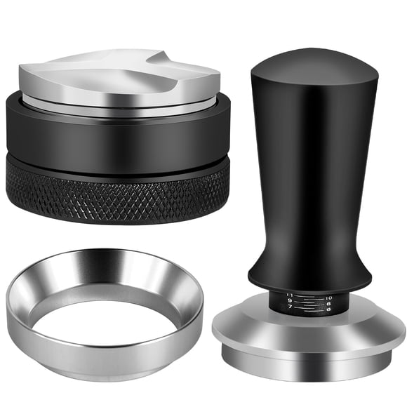 Kit de accesorios para espresso Reoszeank de 51 mm con distribuidor y tamper