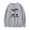 Gray, variant on Rauw Alejandro Cosa Nuestra Merch Long Sleeve Crewneck Sweatshirt For Men/Women Unsiex Streetwear