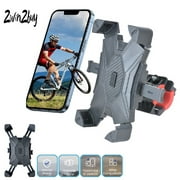 2WIN2BUY Motorcycle Bike Handlebar Mount Holder Bicycle For iPhone Samsung Cell Phone GPS