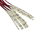 thumbnail image 6 of 10Pcs Pre Wired White Strip 6 Led SMD LED Light Self-adhesive Flexible 12V~18V, 6 of 9