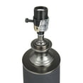 thumbnail image 5 of DecMode 14"W, 24"H Cement Modern Table Lamp, Black, 1-Piece, 5 of 9