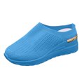 thumbnail image 6 of Women's Backless Wedge Casual Walking Shoes Non Slip Lightweight Mesh Slip On Platform Clogs, 6 of 7