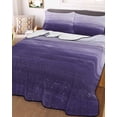 thumbnail image 2 of Purple Ombre Summer Quilt Set Twin XL Size,Soft Microfiber Quilted Bedding Set with 2 Pillow Shams,Modern Abstract Art Ocean Oil Painting Lightweight All Season Bedspread Coverlet for Bedroom 68"x98", 2 of 6