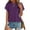 Purple, variant on VgaVtl Womens T Shirts Plus Size Short Sleeve Summer Womens Shirts Leisure Daytime Breathable Basic Loose Plain Tops,Beige S