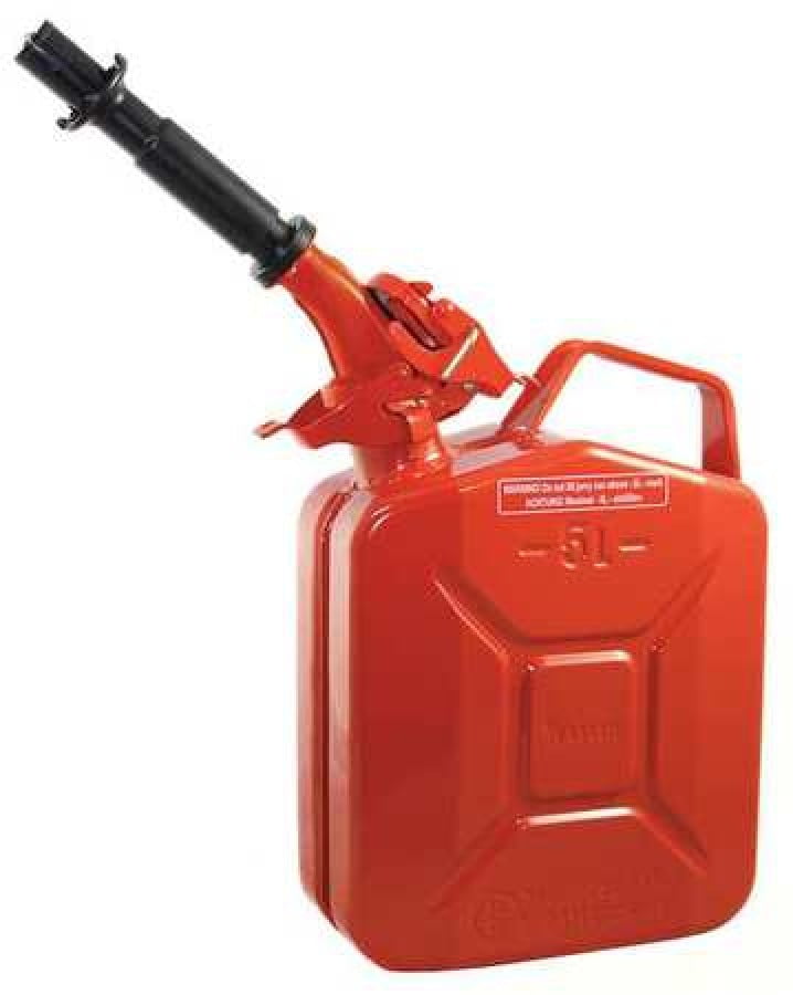 WAVIAN 22385 1.32 gal, 5 L Red Cold rolled steel Gas Can