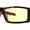 Tortoise, variant on Classic Sport Biker Wrap Yellow Driving Lens Mens Sunglasses Black
