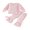 Pink, variant on Lairauiy Baby Toddler Girls 2-piece Outfit 12 18 24 Months 2T 3T 4T 5T Long Sleeve Sweatshirt with Flare Pants Clothing Set