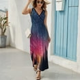 thumbnail image 6 of Galaxy Star Outer Space Pattern Design Sleeveless Dress Summer Clothes for Women Women's Clothing 2025, 6 of 7