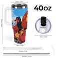 thumbnail image 3 of The Lion King 40 Oz Tumbler with Handle And Straw Lid Insulated Tumblers Cups with Lids Straws Double Wall Vacuum Stainless Steel Travel Mug, Gifts for Men Women Boys Girls, 3 of 8