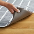thumbnail image 4 of TOWN & COUNTRY BASICS Comfort Plus Windowpane Plaid Anti Fatigue Comfort Mat, Kitchen Mat, Standing Desk Mat, Dorm Room Rug, Non-Slip Backing, Dark Grey, 18"x39", 4 of 12