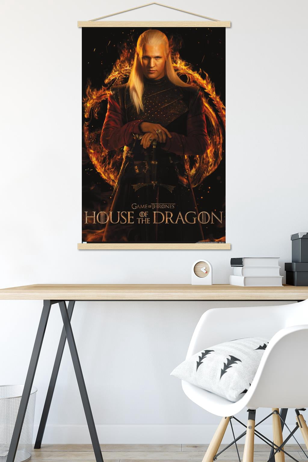 House of the Dragon - Daemon One Sheet Wall Poster with Magnetic Frame, 22.375" x 34"