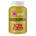 thumbnail image 1 of Suplemento Qunol Ubiquinol CoQ10, 100 mg, cápsulas blandas, 120 unidades, 1 of 5
