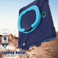 thumbnail image 4 of For Samsung Galaxy Tab Active4 Pro/Tab Active5 Pro 10.1 inch Case, 360 Rotatable Handle Stand, Shoulder Strap, Drop-Proof Design, NavyBlue Blue, 4 of 7