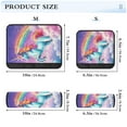 thumbnail image 3 of ALAZA Unicorn in Rainbow Sky Car Seat Belt Adjuster Neck Covers Shoulder Cushions Pads S, 3 of 8