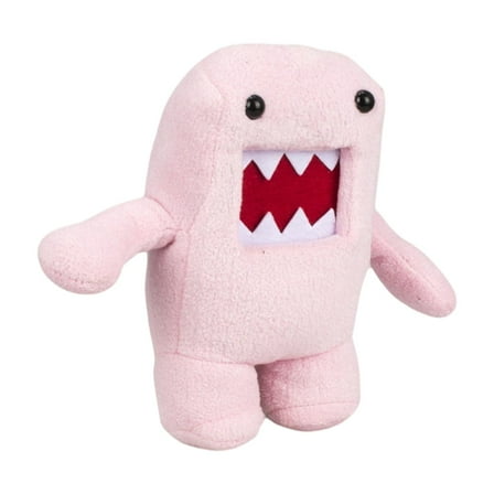 7.87" Domo Monster Plush, Funny Stuffed Figure Throw Pillows for Home Decor for Anime Fans (Pink)