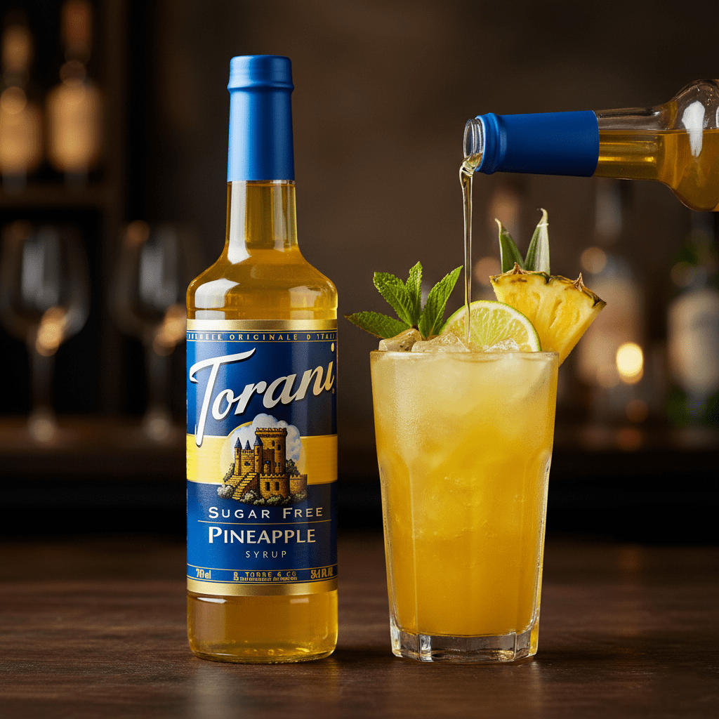 Torani Pineapple Sugar Free Syrup cs 12/750 ml