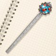 thumbnail image 3 of Coccinella septempunctata Book Lovers' Delight: Vintage Silver Lace-Edged Bookmark - Gift for Readers, 3 of 5