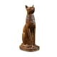 thumbnail image 3 of Figura decorativa de gato egipcio coleccionable para estantería, mesa de centro y hogar. L, 3 of 8